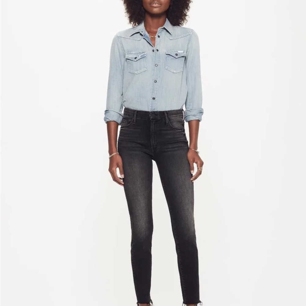 Mother Denim High Waisted “Looker” jeans - size 25W
